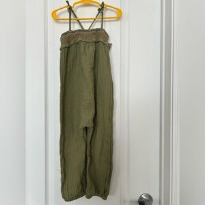 Old Navy Olive Green Kids Jumpsuit